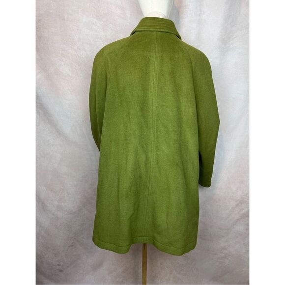 Vintage 1990s Plus Size Oscar de La Renta Wool Blend Overcoat - Picture 8 of 13